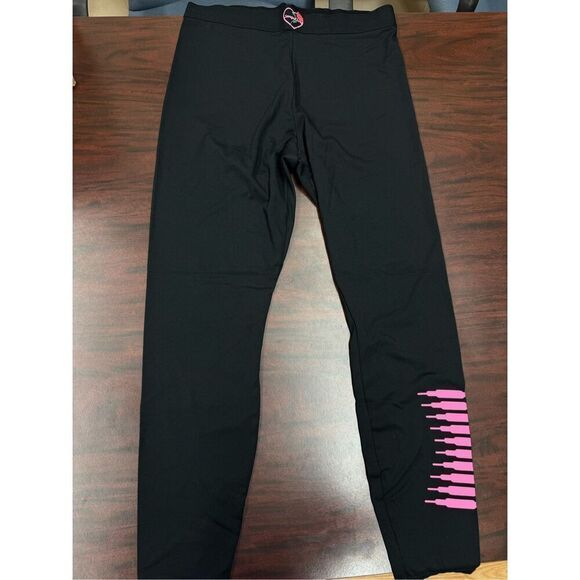 Savage X Fenty Black Jersey Leggings - Picture 1 of 7